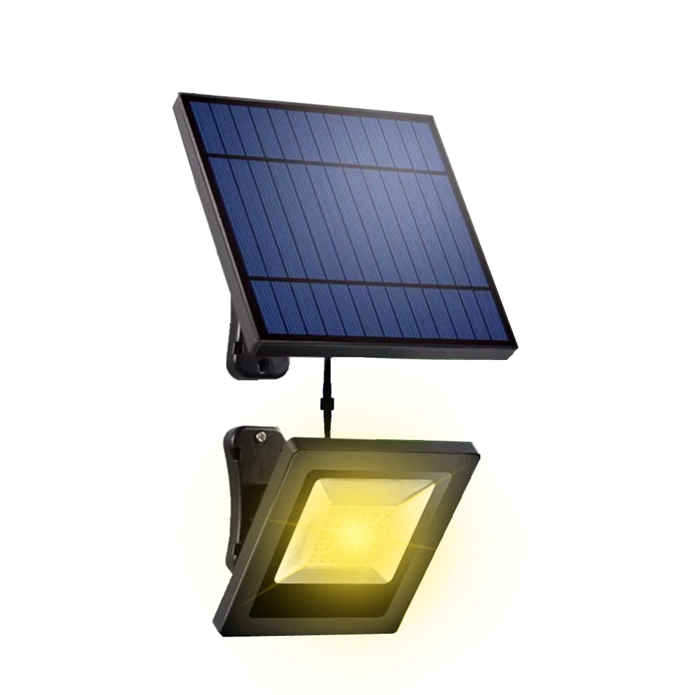 Solar Lights LED With Separable Solar Panel 5M Cord Floodlight Indoor So... - £112.32 GBP