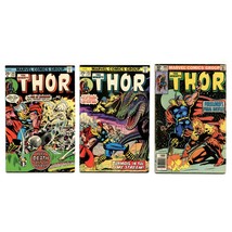The Mighty Thor 241 243 306 Lot of 3 1975 1981 Marvel Comic Seth Time Tw... - $22.50