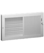 AMERICAN METAL PRODUCTS 367W12X6 12x6 WHT Base Register, 1 Piece - $538.52 MXN