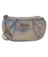 Coach Ashley Metallic Leather Coin Purse Wallet Keychain Rose Gold - $504.41 MXN