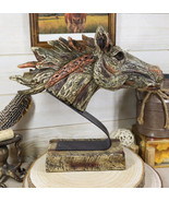 Faux Driftwood Equine Thoroughbred Mustang Horse Head Desktop Plaque Scu... - $56.33 CAD