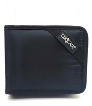 Clik Case 12 CD Case Zip Closure Soft Top Black DVD  - $12.99