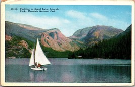 Yachting on Grand Lake Colorado Rocky Mountain National Park Postcard PC77 - £3.98 GBP