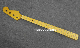 Replacement Precision Bass maple 20 fret neck with Stainless steel frets - $105.92