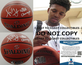 Nick Young Golden State Warriors USC signed autographed NBA basketball B... - £118.26 GBP
