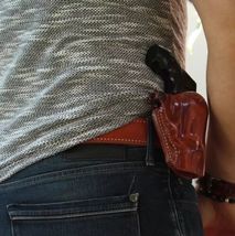 Fits Smith&Wesson Model 15 38 Special 2”BBL Leather Paddle Holster #1331# RH image 4