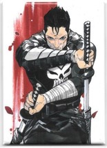 Punisher Comic #1 Momoko Swords Variant Cover Refrigerator Magnet NEW UNUSED - $3.99