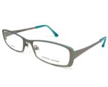 Prodesign Denmark Eyeglasses Frames 1362 C.6511 Grey Blue Rectangular 54... - $93.52