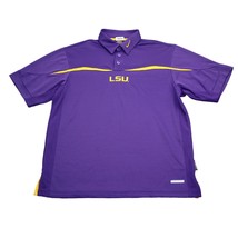 LSU Tigers Shirt Mens Small Purple Nike Polo Basketball Football Team NCAA - £14.69 GBP