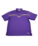 LSU Tigers Shirt Mens Small Purple Nike Polo Basketball Football Team NCAA - £14.70 GBP