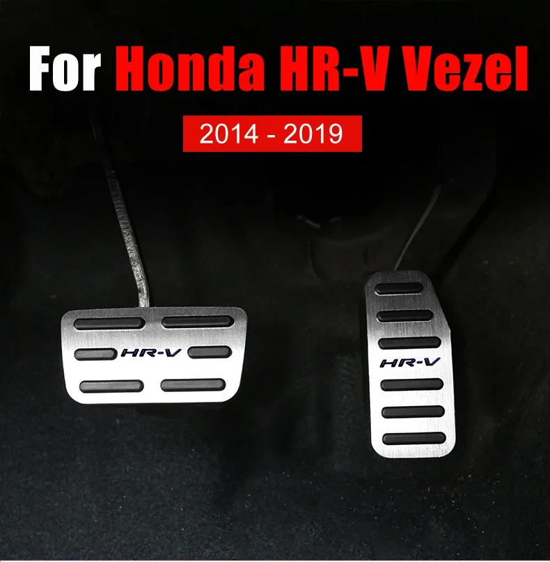 Car Foot Pedals Pad Accelerator Fuel Brake Pedal Cover For Honda HR-V HR... - $23.54
