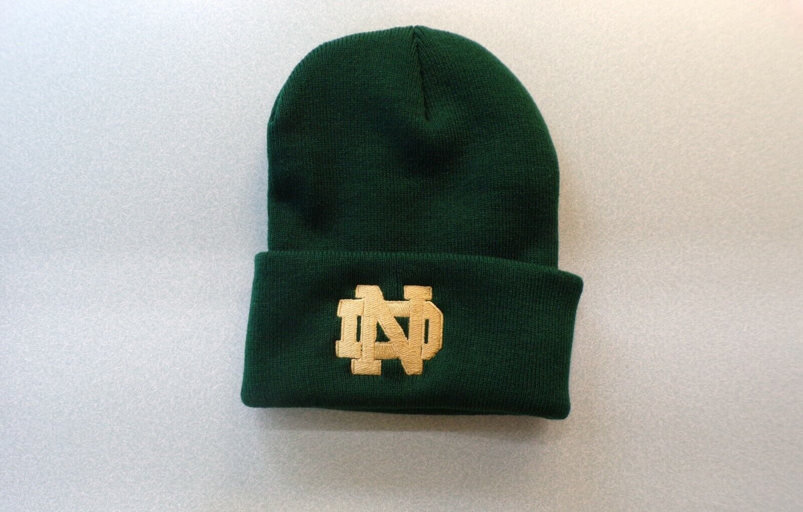 Notre Dame Fighting Irish NCAA Embroidered Knit Beanie Hat New - $19.99