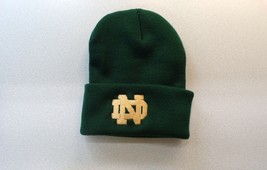 Notre Dame Fighting Irish NCAA Embroidered Knit Beanie Hat New - £14.13 GBP