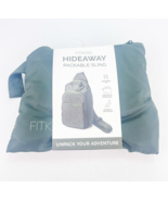 Fitkicks Hideaway Packable Water Repel Green Sling Bag Lightweight Cross... - £15.28 GBP