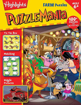 Highlights Farm Puzzles Puzzle Mania 100+ Puzzles and Activities - £7.62 GBP