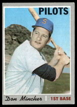 1970 Topps #185 Don Mincher  VG-EX-B111R2 - £15.79 GBP