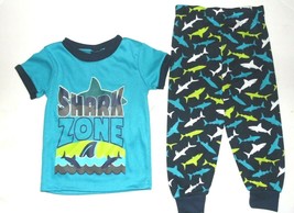 Mac Henry Originals Toddler Boys 2pc Pajama Set Shark Zone Size 2T NWT - $9.27