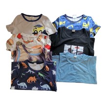 Shein 7 piece boys size 5 years short sleeve and tank tops multi colored - £16.21 GBP