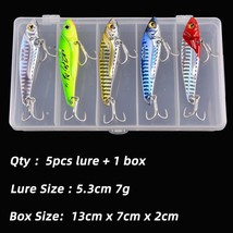 5pcs mix VIB Fishing Lure 7-25g  Blade  Sin Spinner Vition Bait Swimbait Pesca f - $66.63