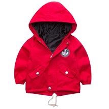Children Spring Autumn Jacket Coat Clothing Kids   Hooded Cute Windbreaker kids  - £64.51 GBP
