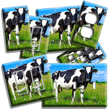 Holstein Cow Pasture Light Switch Outlet Wall Plates Country Home Room Art Decor - £14.42 GBP+
