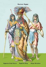 Egyptian Staff Bearers, Egyptian King by Richard Brown - Art Print - £16.51 GBP+