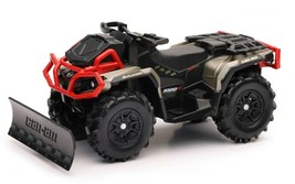 4.5 Inch Long Can-Am Outlander XMR with Snow Plow Scale Diecast &amp; Plastic Model - £18.12 GBP