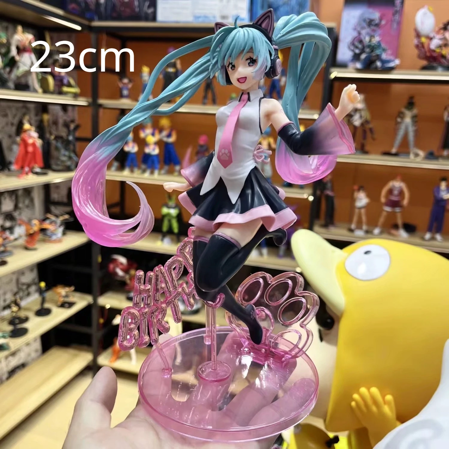 New Anime Miku Cute Kawaii Virtual Singer Miku Manga Statue Figurines Pv... - $13.51+