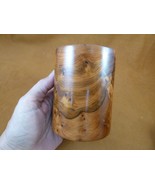 (CUP-5) pencil display BURL Cup Thuya African wood worked Morocco Exotic... - $39.99