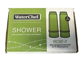 NEW Water Chef Shower Replacement Premium Water Filter Cartridges RCSF-7... - £43.46 GBP