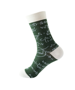 Math Formula Pattern Cozy Socks (One Size) - £11.87 GBP