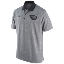 Oregon State Beavers Grey Polo Shirt -XL-NIKE-HEATHERED BLACK-NWT-$65 Retail - £29.01 GBP