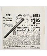 1941 Kumfy Reflecting Telescope Advertisement Vintage Astronomy Optical ... - €17,28 EUR