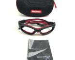 Rec Specs Athletic Goggles Frames SLAM 230 Matte Black Red Strap 49-17-135 - $74.58