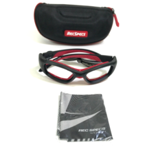 Rec Specs Athletic Goggles Frames SLAM 230 Matte Black Red Strap 49-17-135 - £59.76 GBP