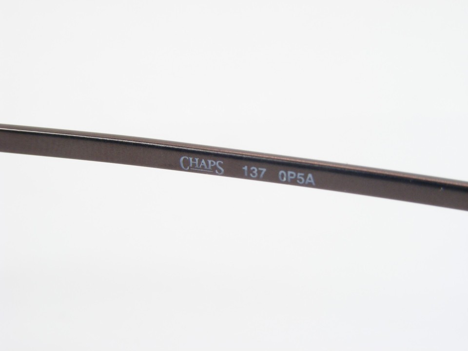 Vintage CHAPS Ralph Lauren 137 0P5A Dark Brown EYEGLASSES GLASSES 45-21-135 mm Item image 10
