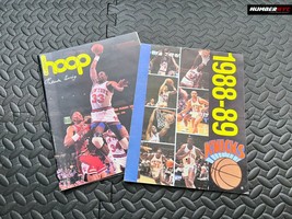 Vintage New York Knicks 1988 89 Team Calendar &amp; Hoops Magazine Patrick Ewing 80s - £31.74 GBP