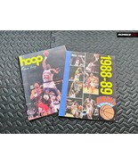 Vintage New York Knicks 1988 89 Team Calendar &amp; Hoops Magazine Patrick E... - £31.06 GBP