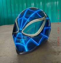 Spiderman Teal Motorcycle Helmet - £269.97 GBP