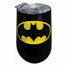 Batman Stainless Steel Wine Tumbler Black - £20.07 GBP