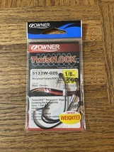 Owner Weighted Twistlock Hook Size 5/0-Brand New-SHIPS N 24 HOURS - £17.69 GBP