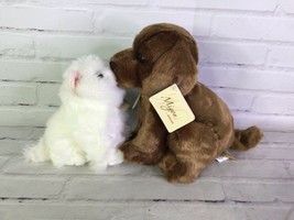 Aurora World Miyoni Unlikely Friends Chocolate Lab Angora Kitten Plush Stuffed - £25.90 GBP