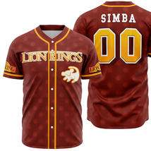 Custom Baseball Jersey Lion King Simba Unisex Shirt Mothers Day Family Gift - £15.97 GBP+