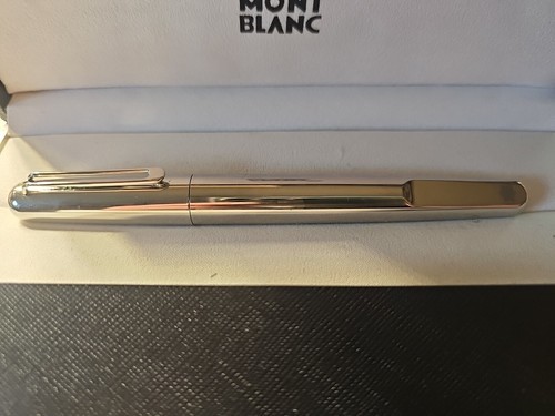 Montblanc M Series Magnetic Silver Metal Rollerball heavy Pen in box Item image 2