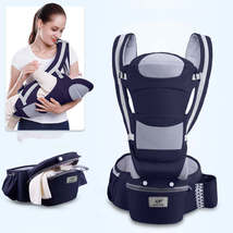Ergonomic Baby Carrier Infant Baby Hipseat Carrier 3 In 1 Front Facing Ergonomic - £53.52 GBP+