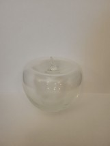 Vintage Glass Apple Paper Weight Clear Hand Blown - £11.82 GBP