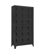 Locker Cabinet Anthracite Steel 35.4 x 15.7 x 70.9 in - $16,364.18 MXN