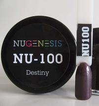 NuGenesis Nail Dipping Powder Color 1.5oz/43g jar - (NU100 DESTINY) - £15.28 GBP