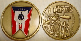 Uss Ohio SSBN-726 Navy Submarine From The Depths Military Challenge Coin - £32.06 GBP