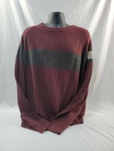 Men&#39;s Colombia Maroon Gray Wool Blend Sweater XL - $383.17 MXN